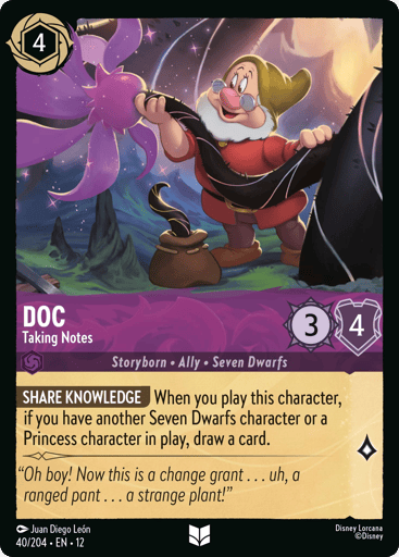 Doc – Taking Notes