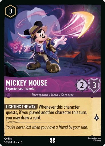 Mickey Mouse – Experienced Traveler