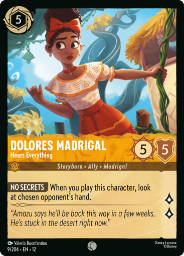 Dolores Madrigal – Hears Everything