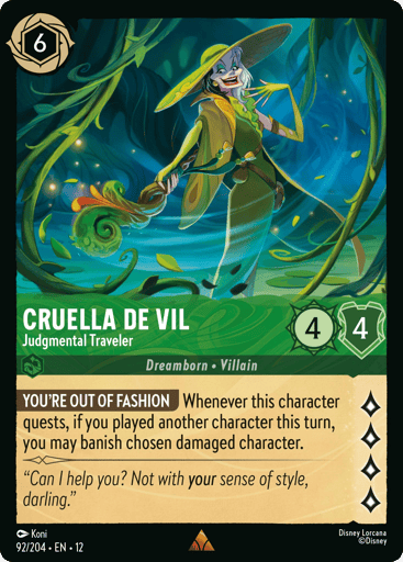 Cruella De Vil – Judgmental Traveler