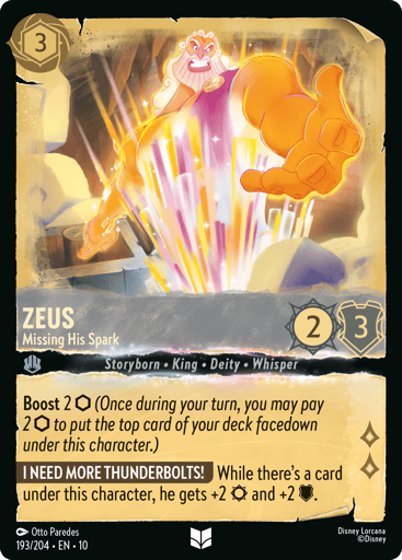 Zeus – Missing His Spark