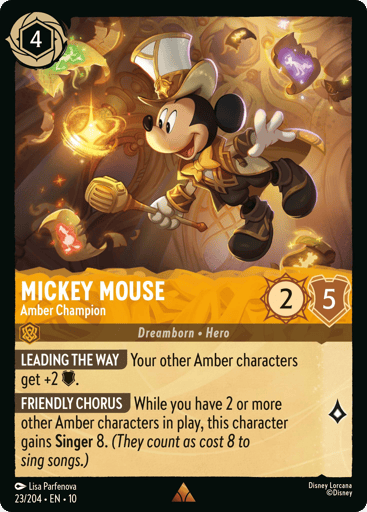 Mickey Mouse – Amber Champion