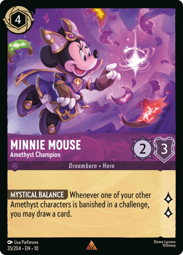 Minnie Mouse – Amethyst Champion