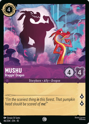 Mushu – Braggin' Dragon