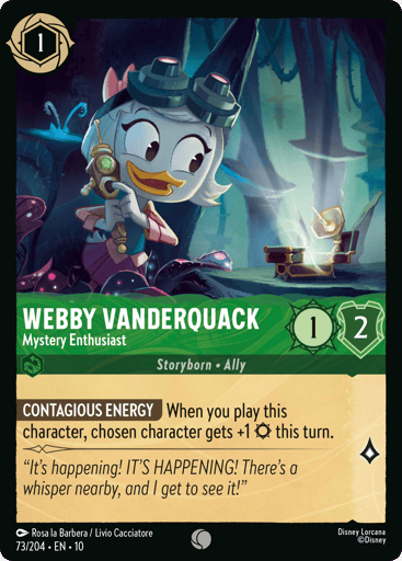 Webby Vanderquack – Mystery Enthusiast