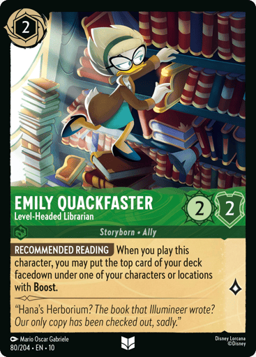 Emily Quackfaster – Level-Headed Librarian