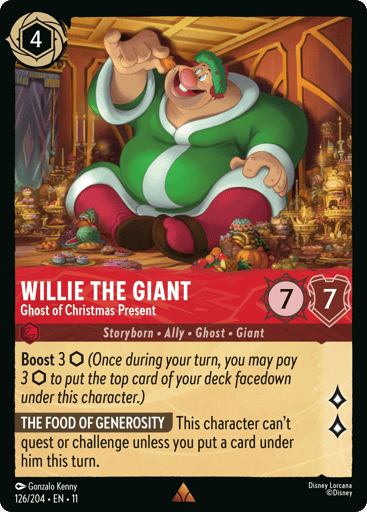 Willie the Giant – Ghost of Christmas Present