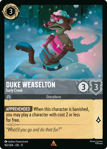 Duke Weaselton – Surly Crook