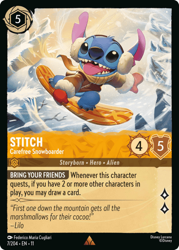 Stitch – Carefree Snowboarder
