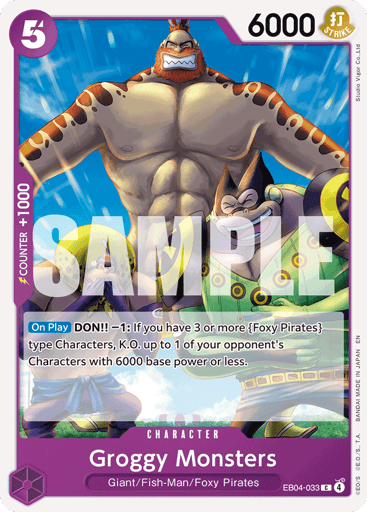 Groggy Monsters (EB04-033)