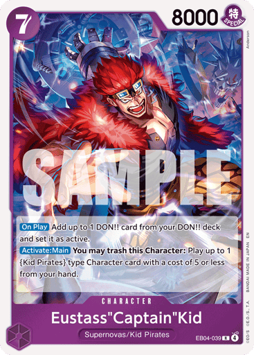 Eustass"Captain"Kid (EB04-039)