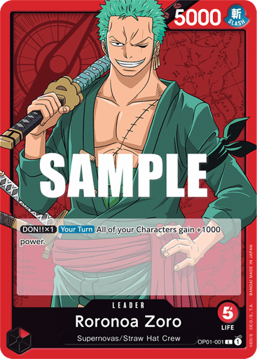 Roronoa Zoro (OP01-001)