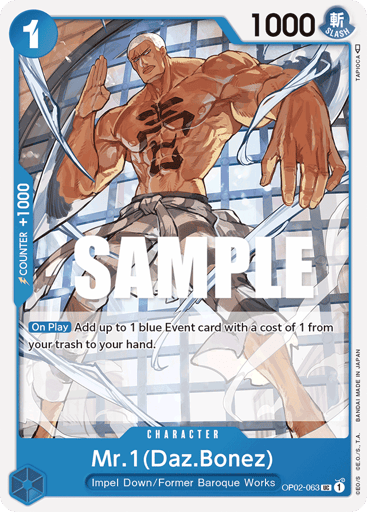 Mr.1(Daz.Bonez) (OP02-063)