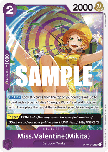 Miss.Valentine(Mikita) (OP04-066)