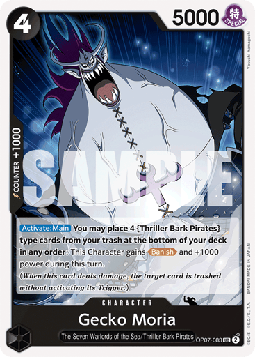 Gecko Moria (OP07-083)