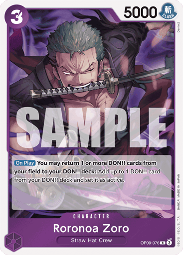 Roronoa Zoro (OP09-076)