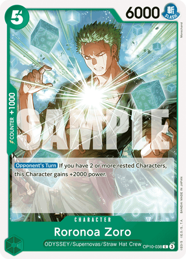 Roronoa Zoro (OP10-038)