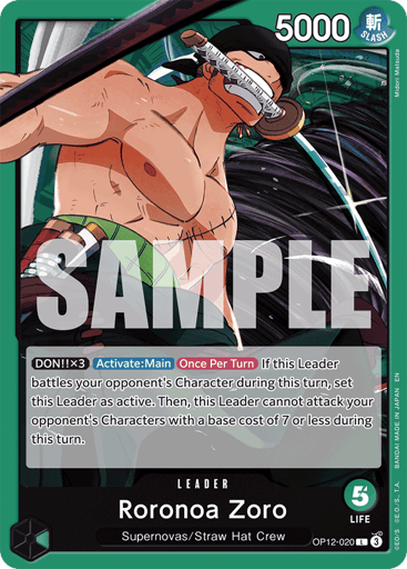 Roronoa Zoro (OP12-020)