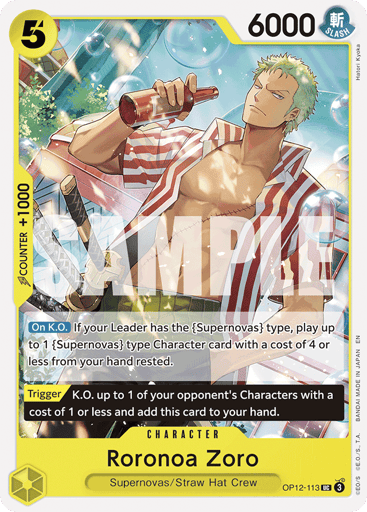 Roronoa Zoro (OP12-113)