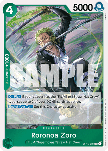 Roronoa Zoro (OP13-037)