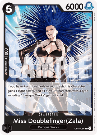 Miss Doublefinger(Zala) (OP14-086)