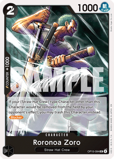 Roronoa Zoro (OP15-094)