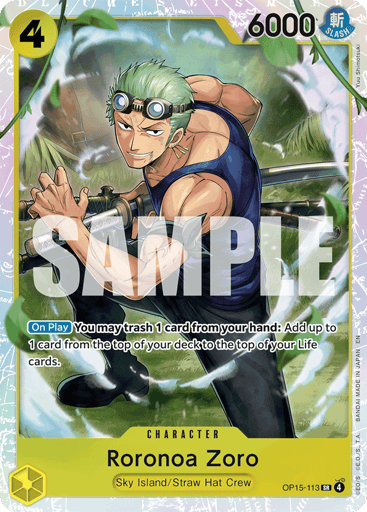 Roronoa Zoro (OP15-113)