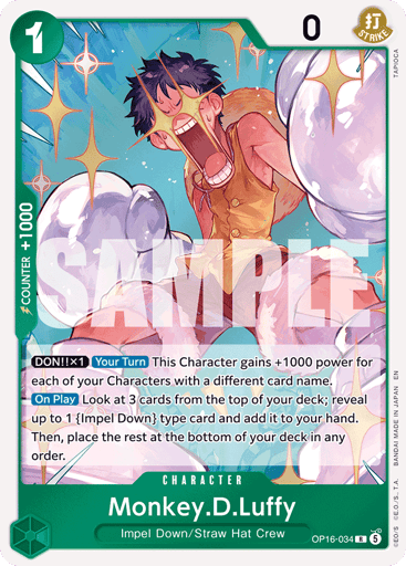 Monkey.D.Luffy (OP16-034)