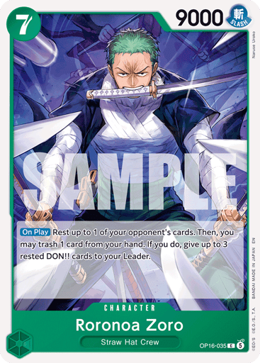 Roronoa Zoro (OP16-035)