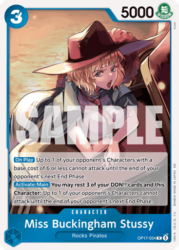 Miss Buckingham Stussy (OP17-054)